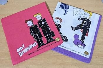 Amazon.co.jp: レア つっぱり ツッパリ ハンカチ NO!SMOKING 昭和